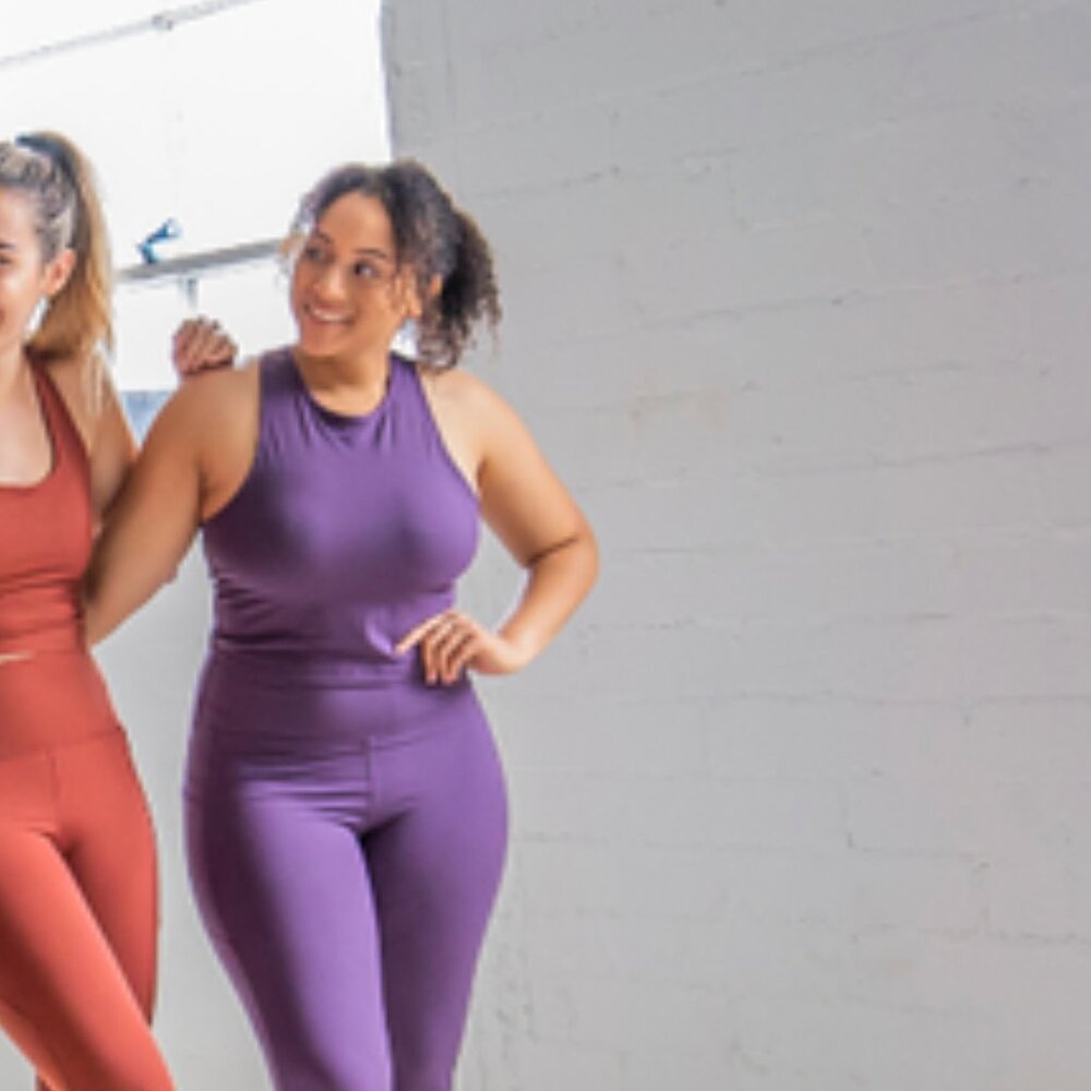 Holly Crop Top - Eggplant | Senita Athletics | Large